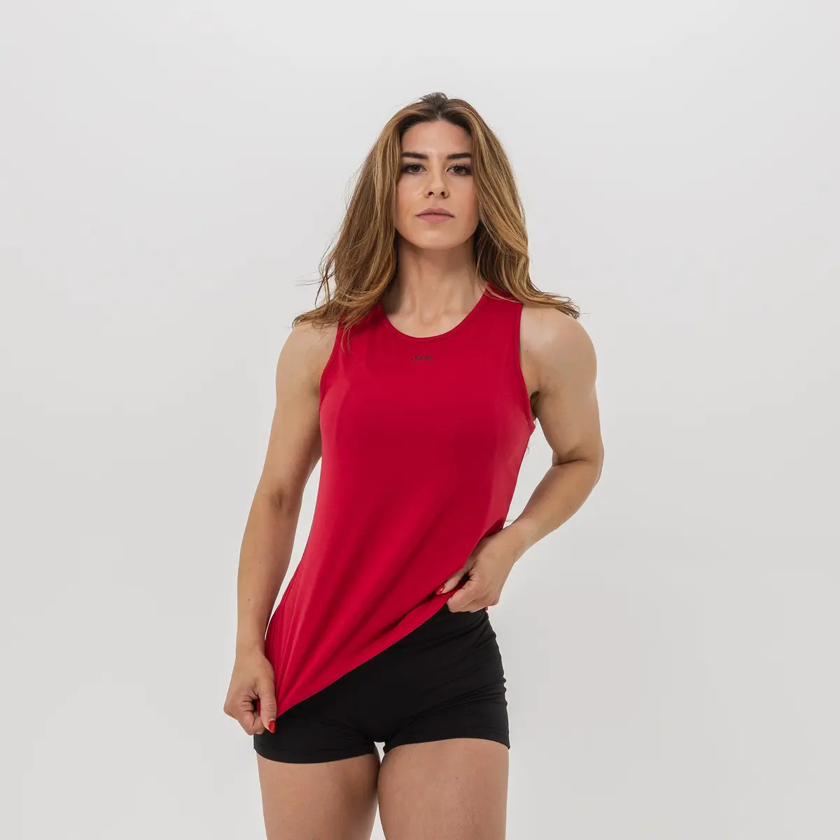 Women's Breakthrough Tank: Ruby Red 1