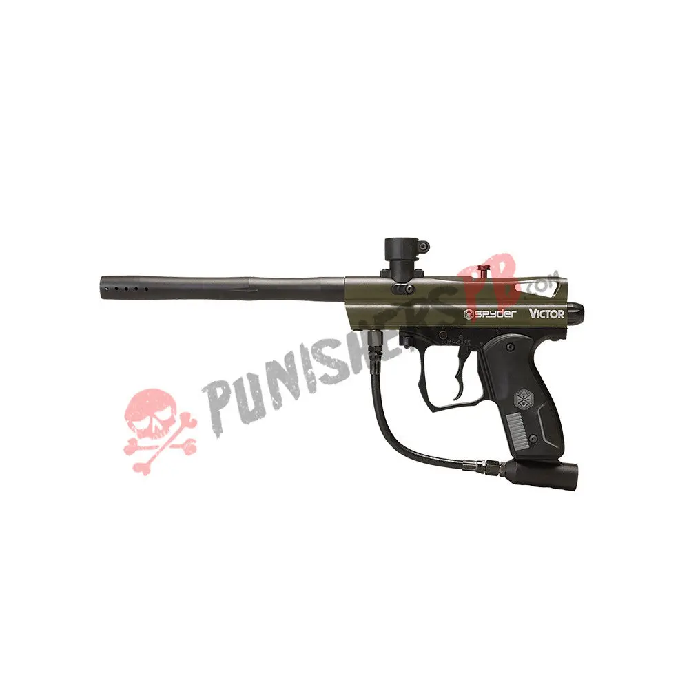 Spyder Victor Beginner Paintball Gun Marker - Olive Green 1