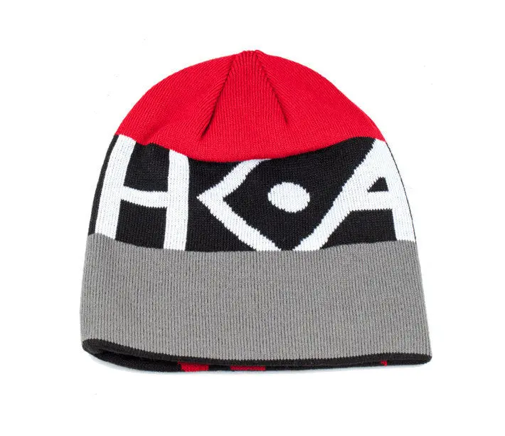 Dvo Beanie - Red / Grey / Black 1