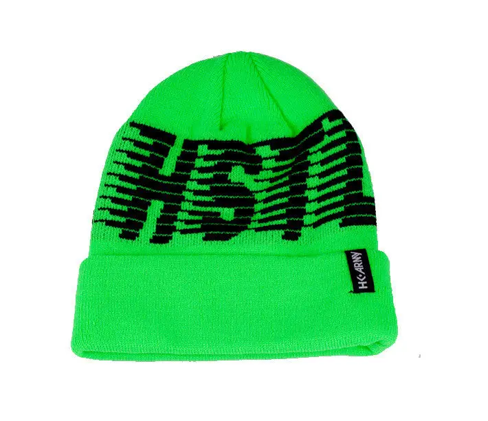 Hstl Beanie - Green / Black 1