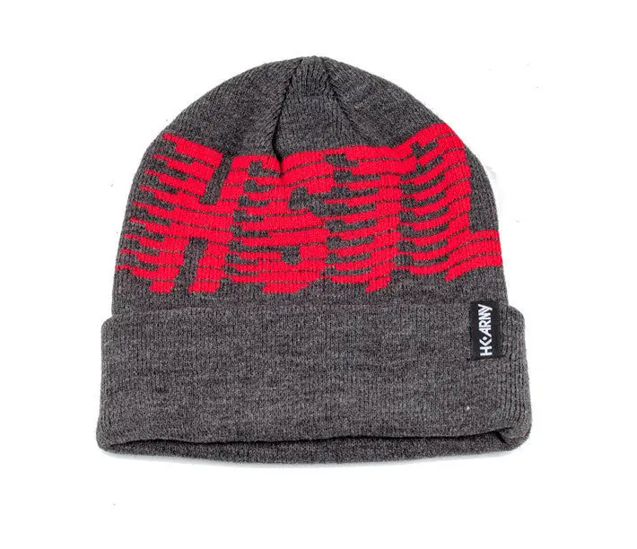Hstl Beanie - Grey / Red 1