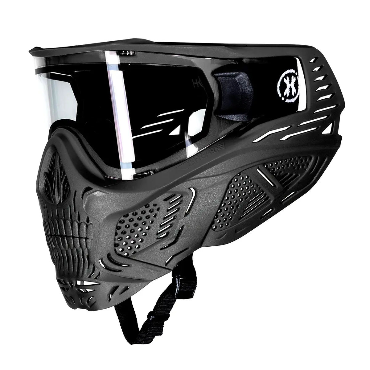 Hstl Skull Goggle - Black W/ Clear Lens 1