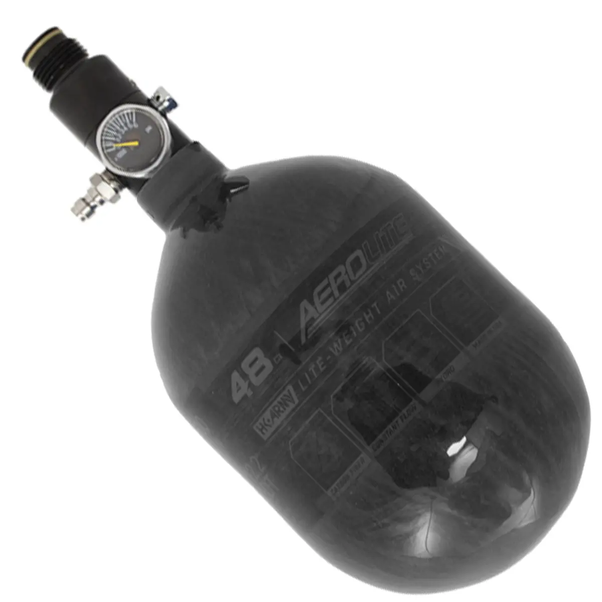 Hk Army Aerolite Carbon Fiber Tank - 48Ci / 4500Psi - Smoke 1