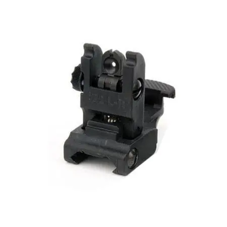 Black Tactical Flip Up Sight (Rear) 1