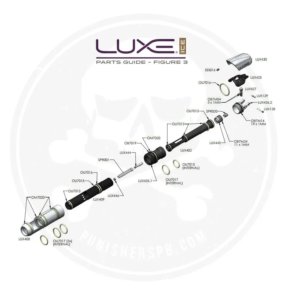 Dlx Luxe Ice Bolt System Parts List - Pick The Part You Need! 1