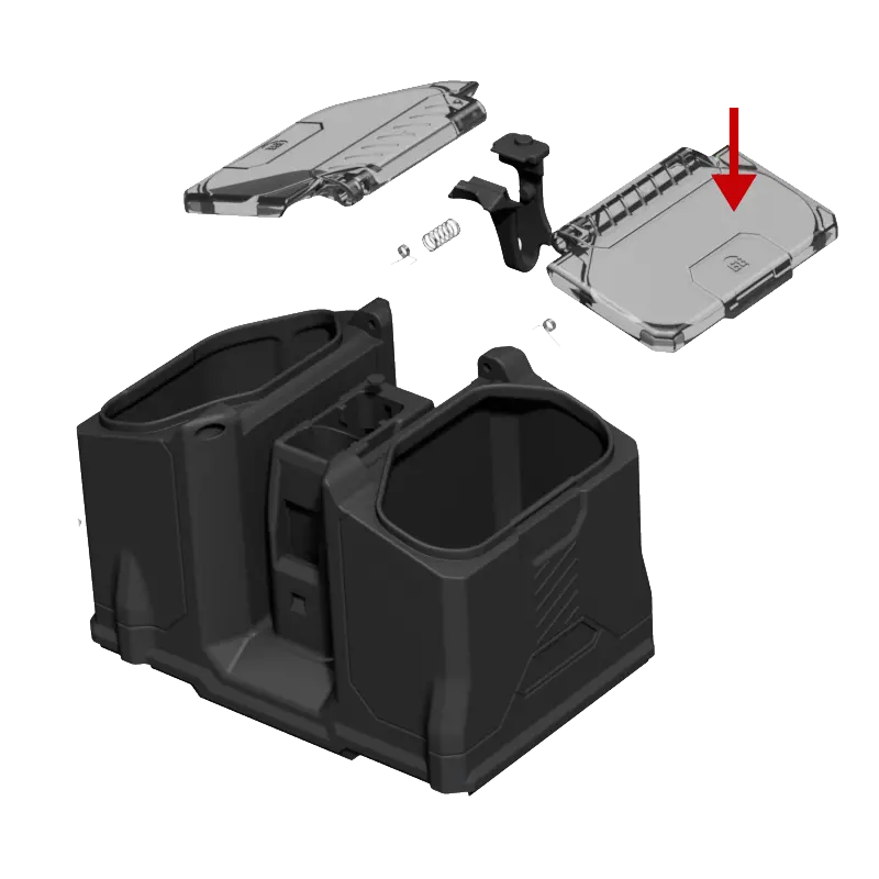 Box Rotor Lid - Smoke (Right) 1