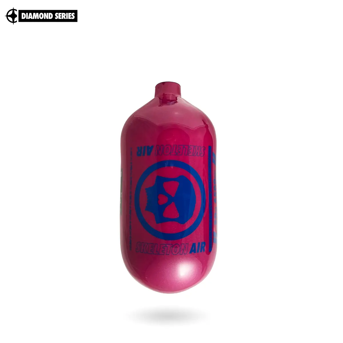 Infamous Skeleton Air "Hyperlight" Paintball Tank Bottle Only - Diamond Series - Bubblegum - 80/4500 Psi 1
