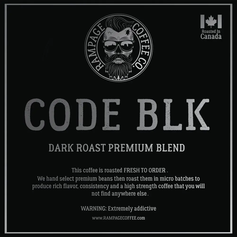 Code Blk | Dark Roast Premium Blend - 360G 1