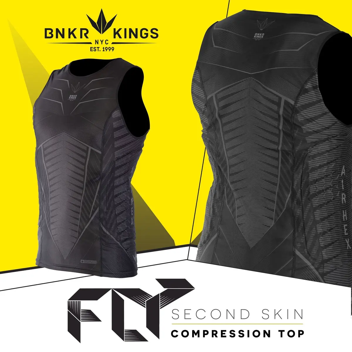 Bunkerkings Fly Sleeveless Compression Top 1