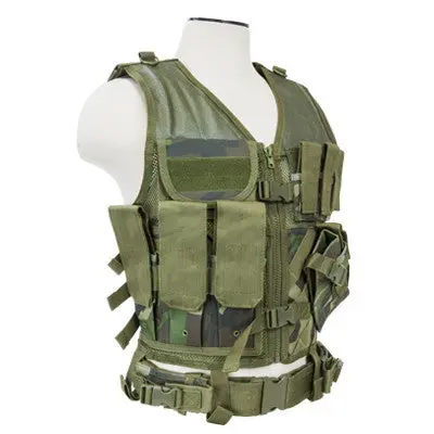 Ncstar Tactical Vest - Woodland Camo - 2Xl 1