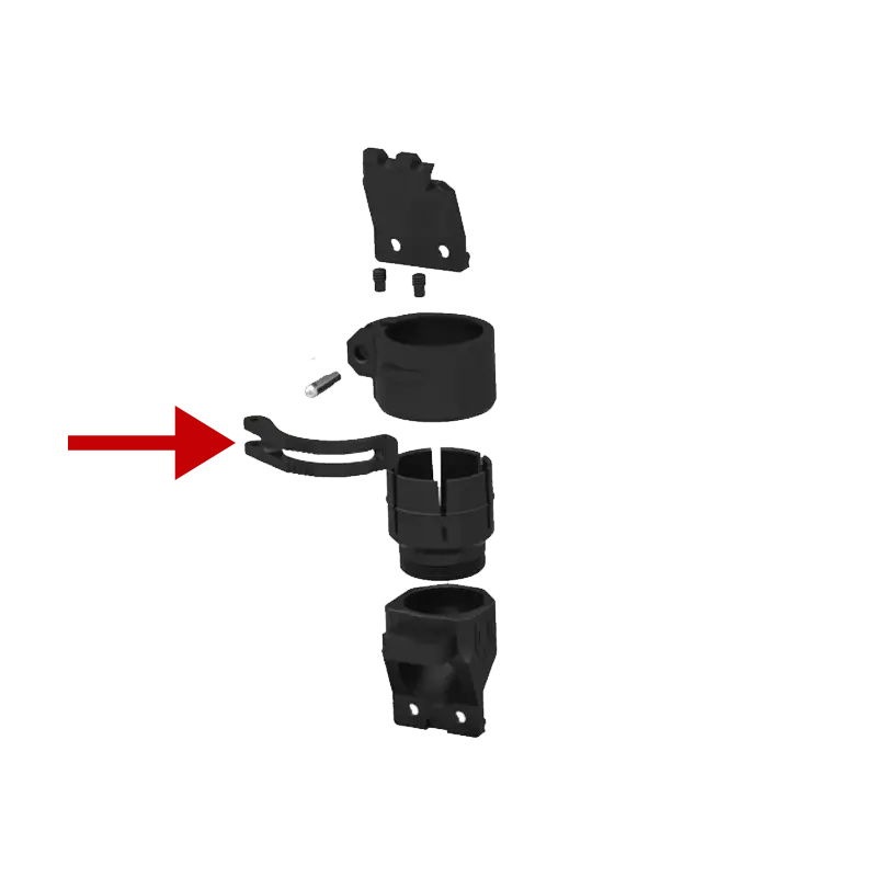 Dam Feedneck Lever - Black 1