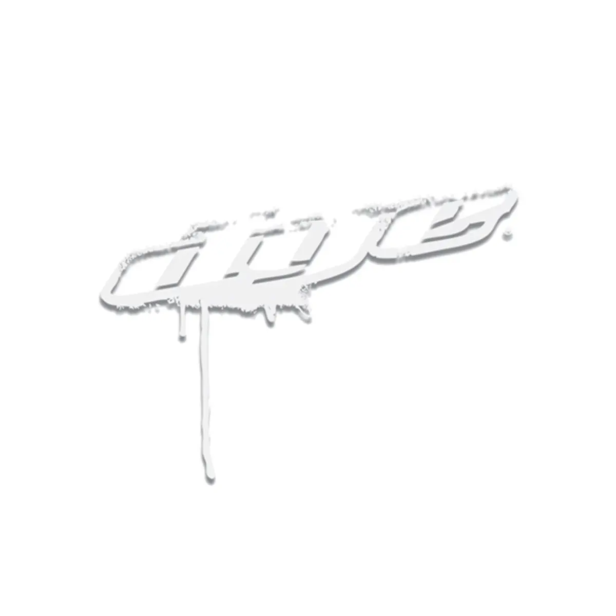 Dye Drip Sticker - Angled - White 1