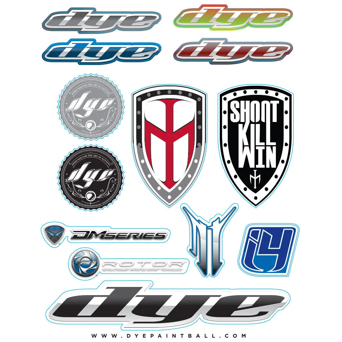 Dye Sticker Sheet 1