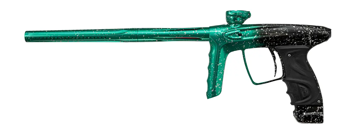Dlx Luxe Tm40 Paintball Gun - Le Black/Seafoam Silver Speckle 1