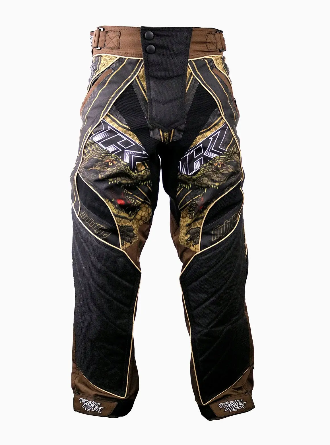 Contract Killer Gator Paintball Pants - Brown 1