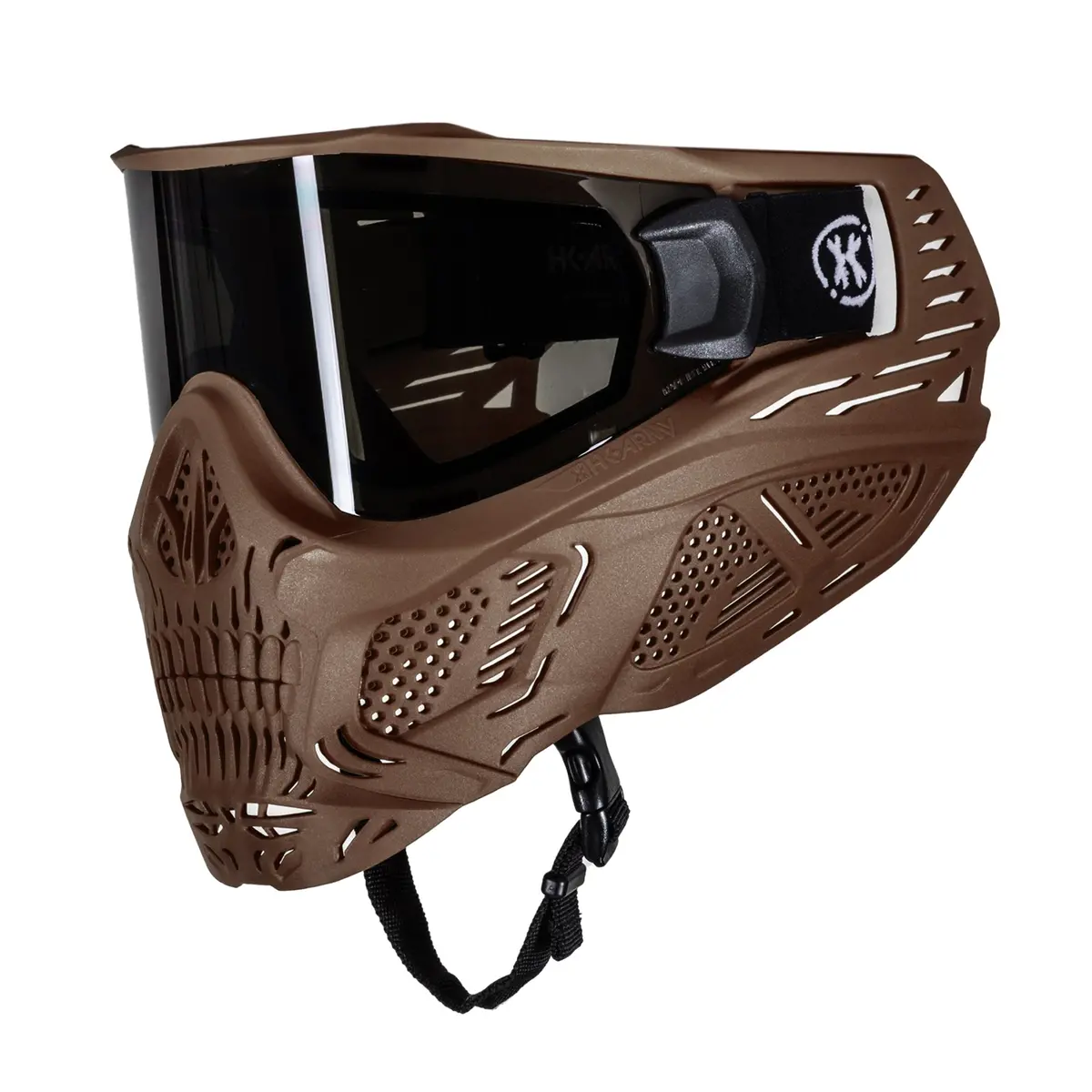 Hstl Skull Goggle - "Grave Digger" - Tan W/Smoke Lens 1