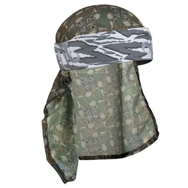 Hk Army Headwrap Snakes Forest W/Brown Mesh 1
