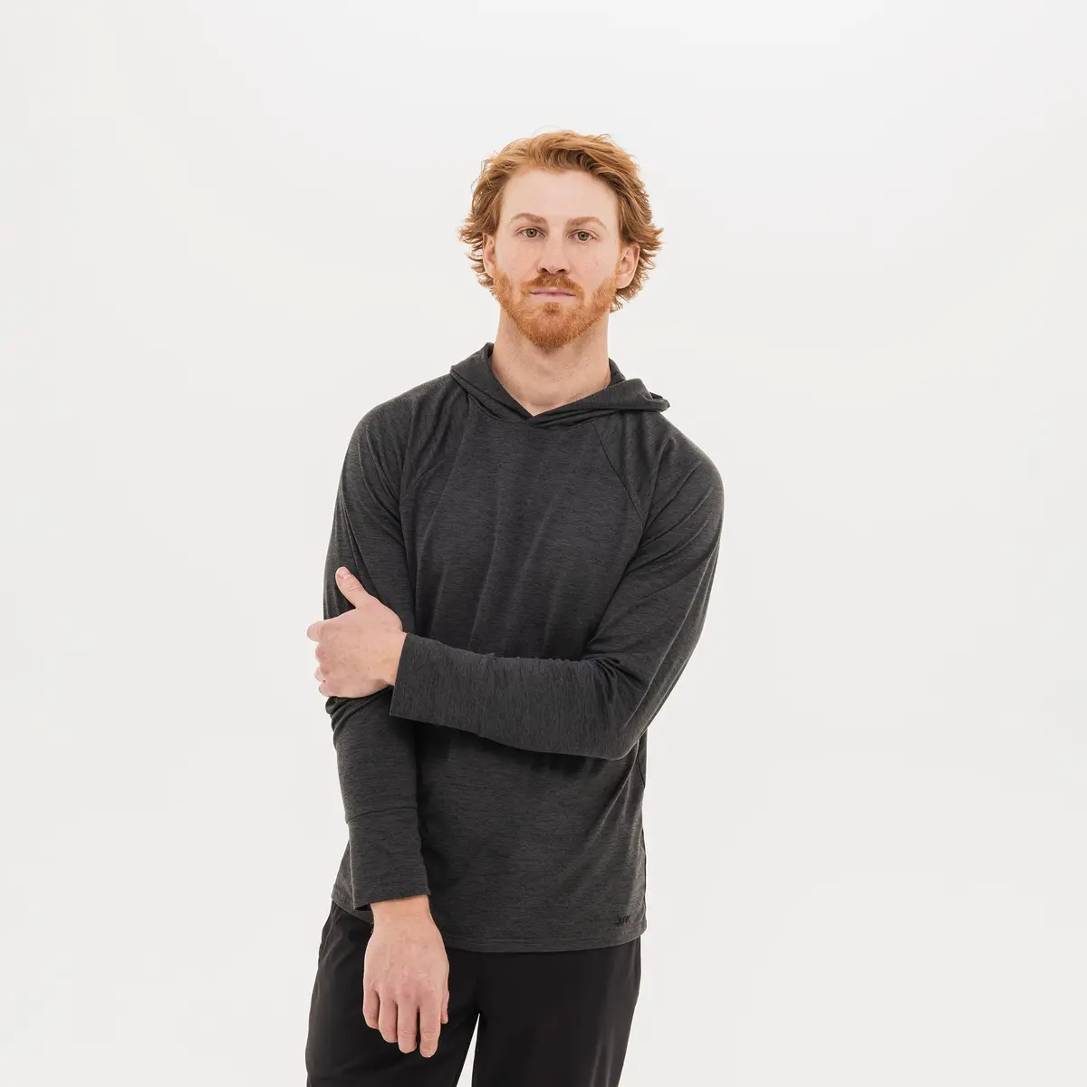 Men's Breakthrough Hoodie: Charcoal Heather 1