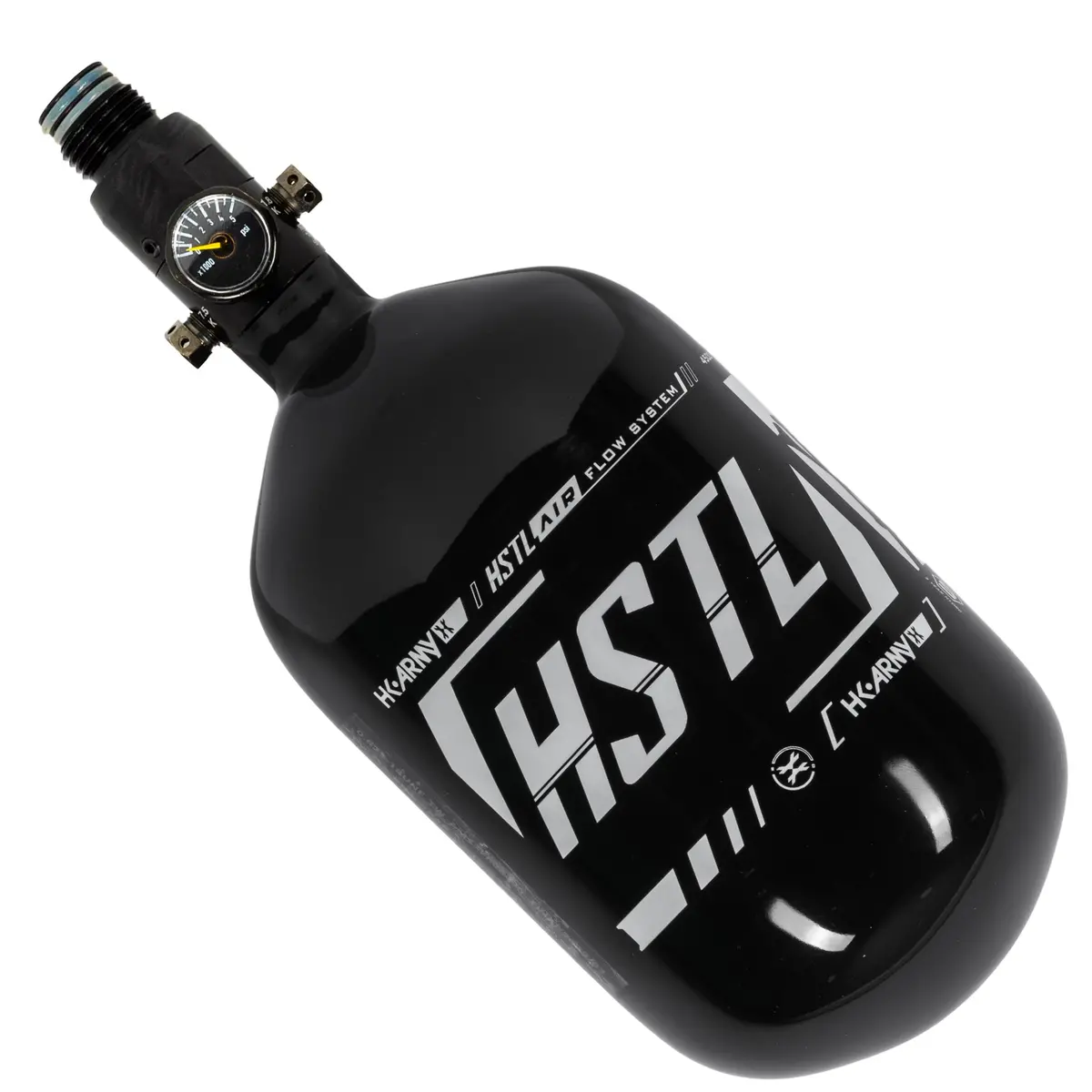 Hk Army Hstl Carbon Fiber Tank - Standard Reg - 68/4500 Psi - Black 1