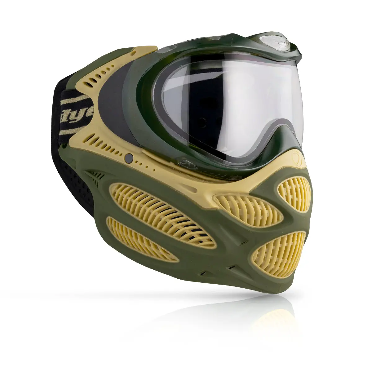 Dye I3 Pro Paintball Mask - Tac Olive 1