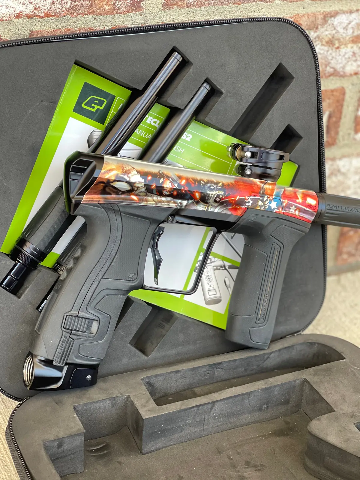 Used Planet Eclipse Cs2 Pro Paintball Gun - Le Battlewolf W/Infamous Deuce Trigger 1