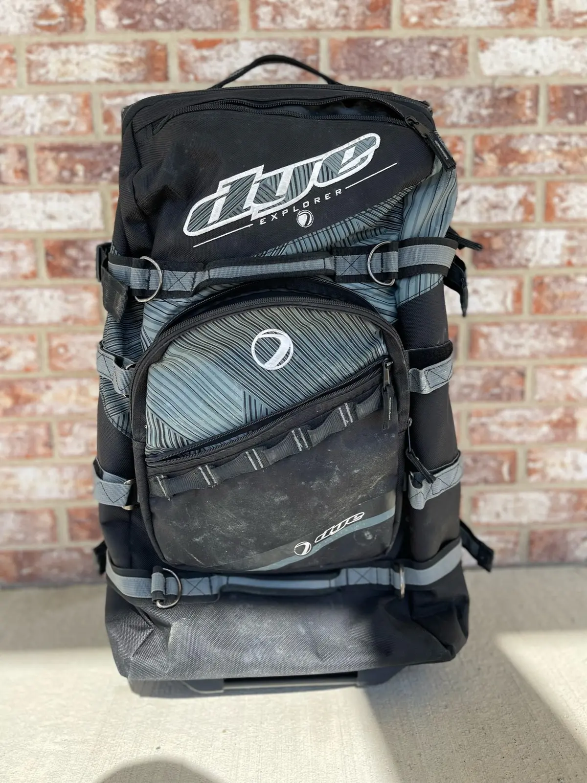 Used Dye Explorer Roller Gear Bag - Black/Grey 1