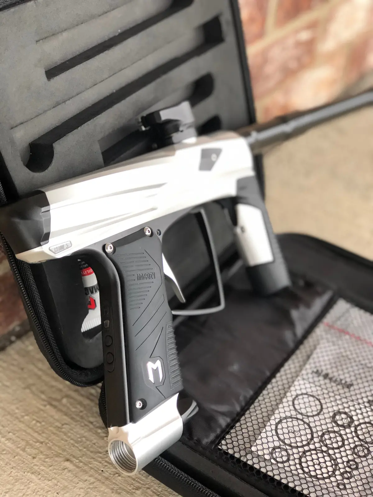 Used Macdev Clone 5 Infinity Paintball Gun - Silver/Black (Stormtrooper) 1