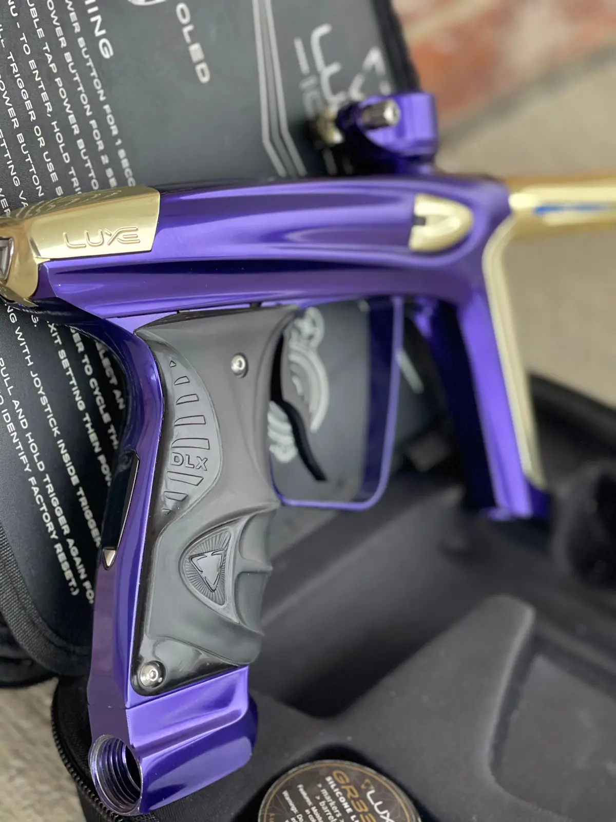 Used Dlx Luxe Ice Paintball Gun - Gloss/Purple 1