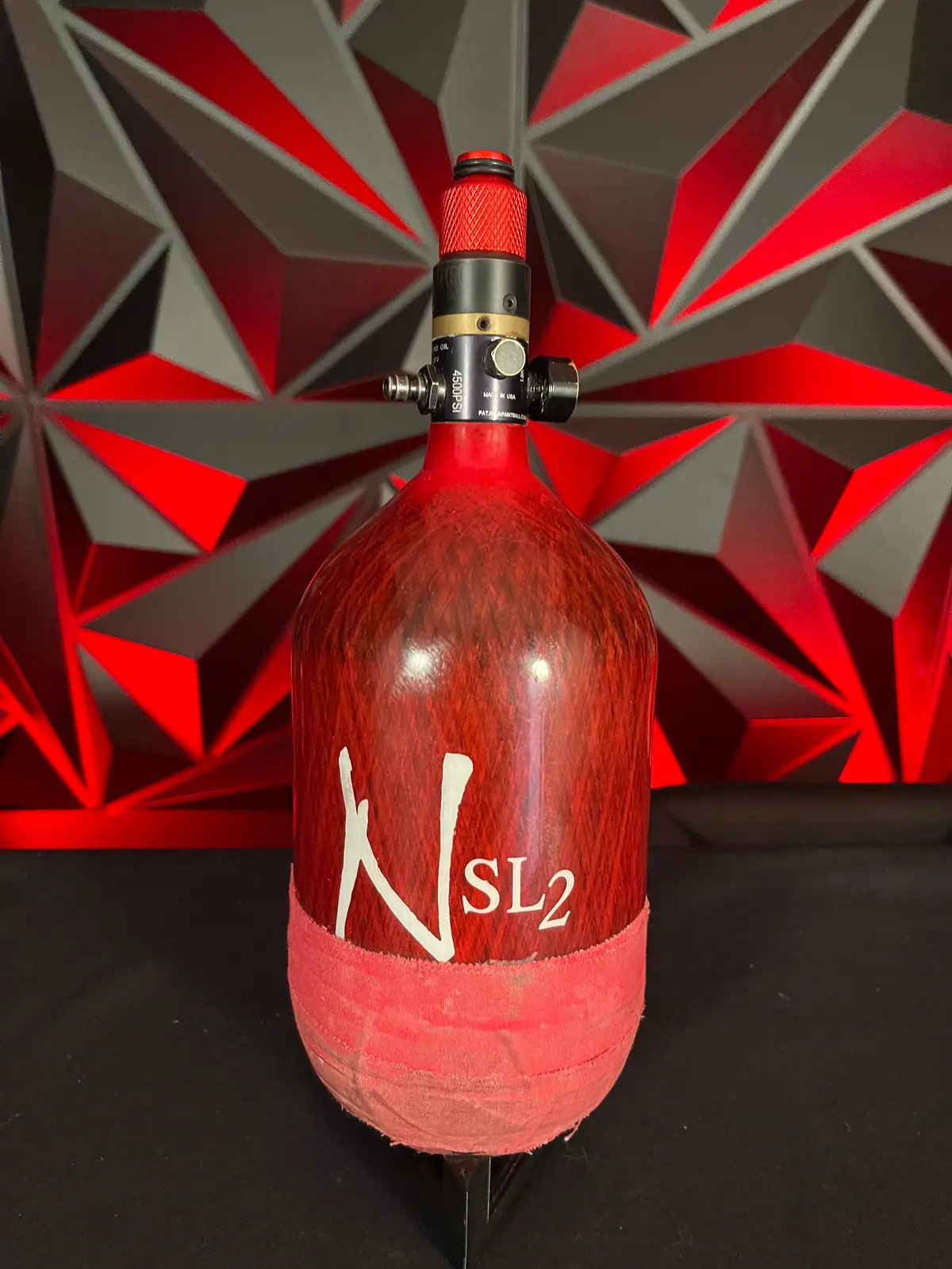 Used Ninja Sl2 68/4500 Air Tank- Red W/ Prov2 Reg 1