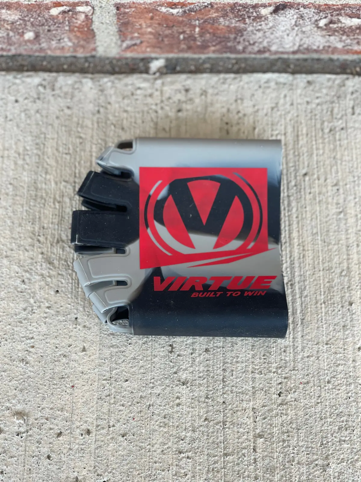 Used Virtue Tank Grip - Grey/Black Swirl 1