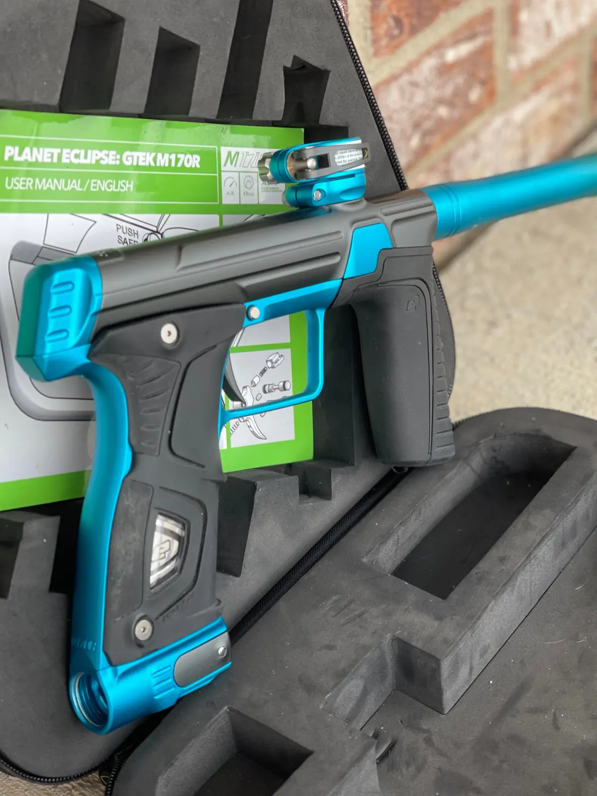 Used Planet Eclipse M170r Paintball Gun - Grey/Blue 1
