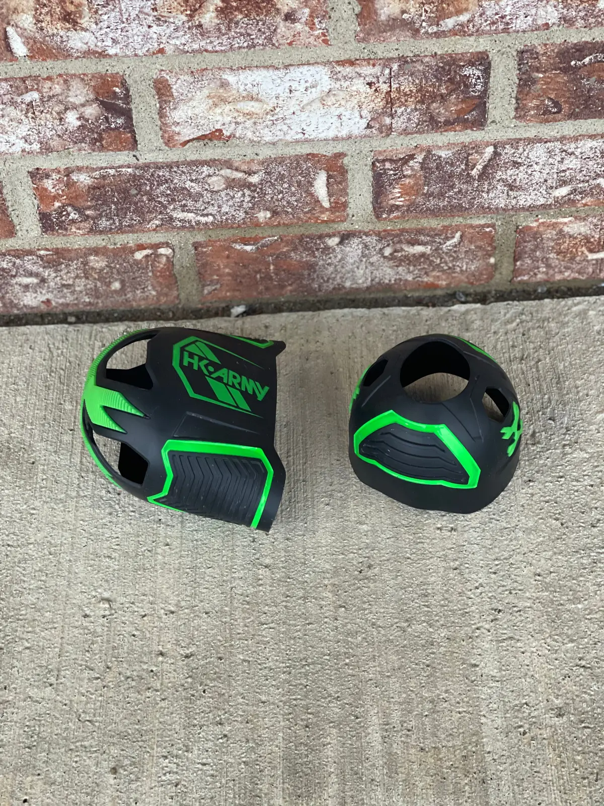 Used Hk Army Full Vice Tank Grip - Black/Green 1