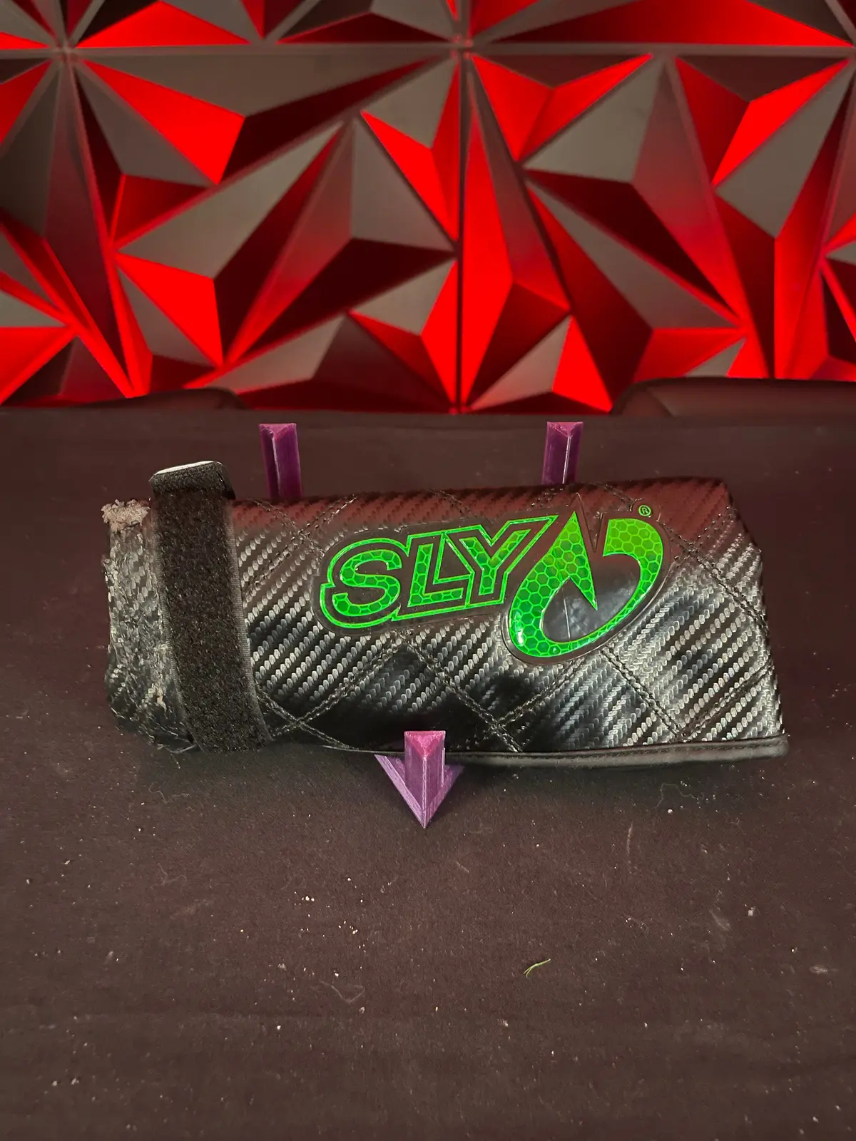 Used Sly Paintball Barrel Wrap - Black/Green 1