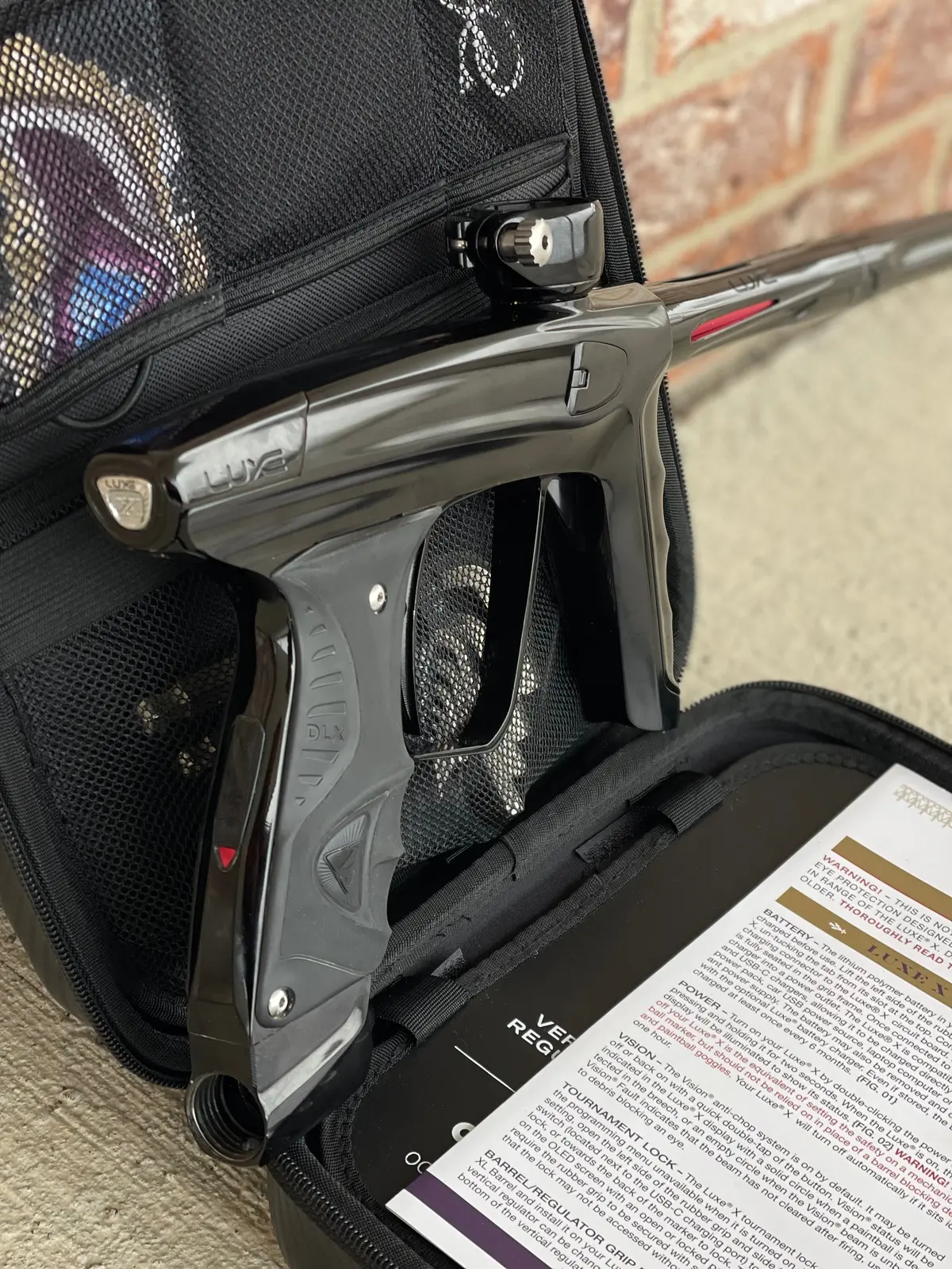 Used Dlx Luxe X Paintball Gun - Black 1