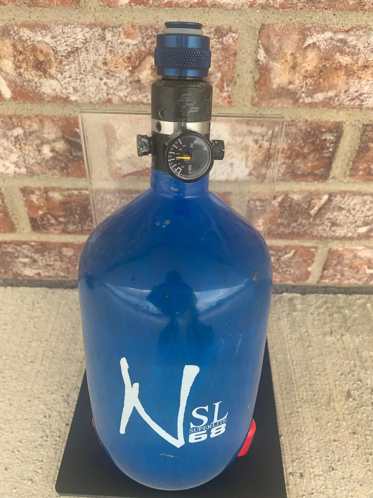 Used Ninja Sl 68/4500 Paintball Tank- Blue 1