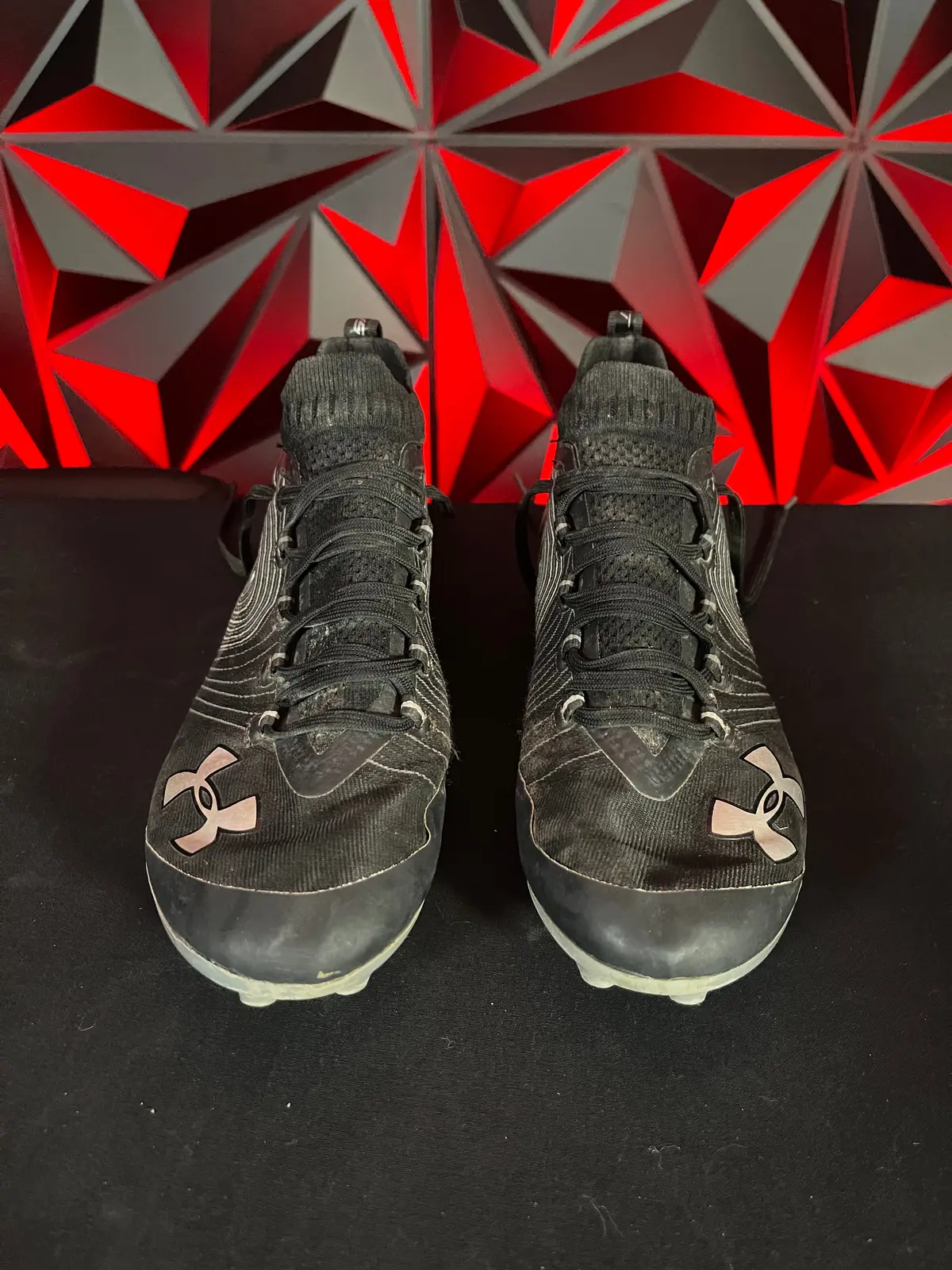 Used Paintball Cleats - Black - Size 9.5 1