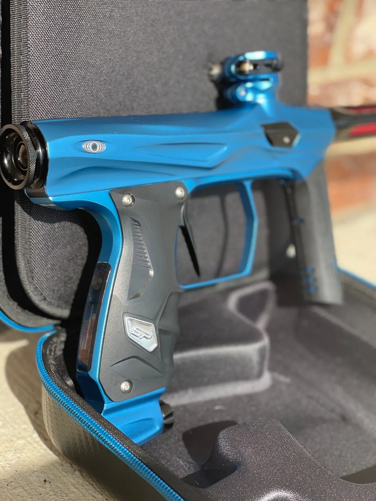 Used Shocker Amp Paintball Gun - Dust Blue 1
