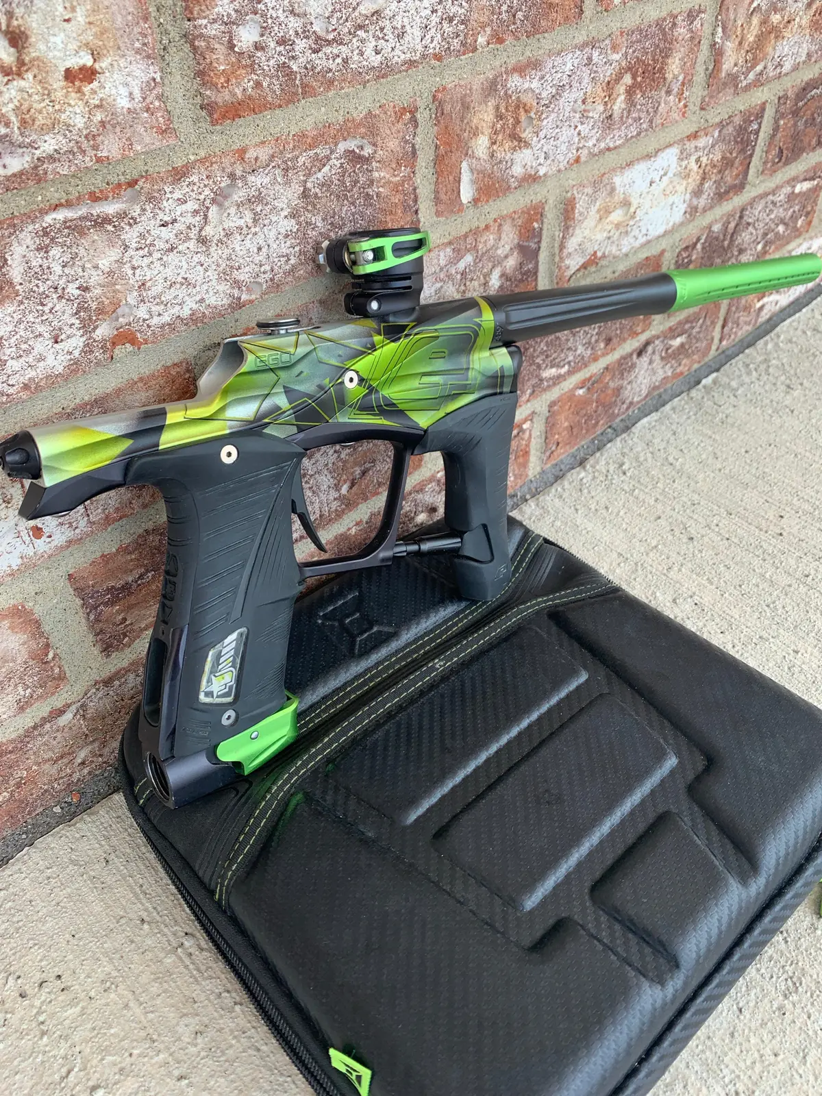 Used Planet Eclipse Lv1 Paintball Marker- Limited Edition Distortion Lizzard 1