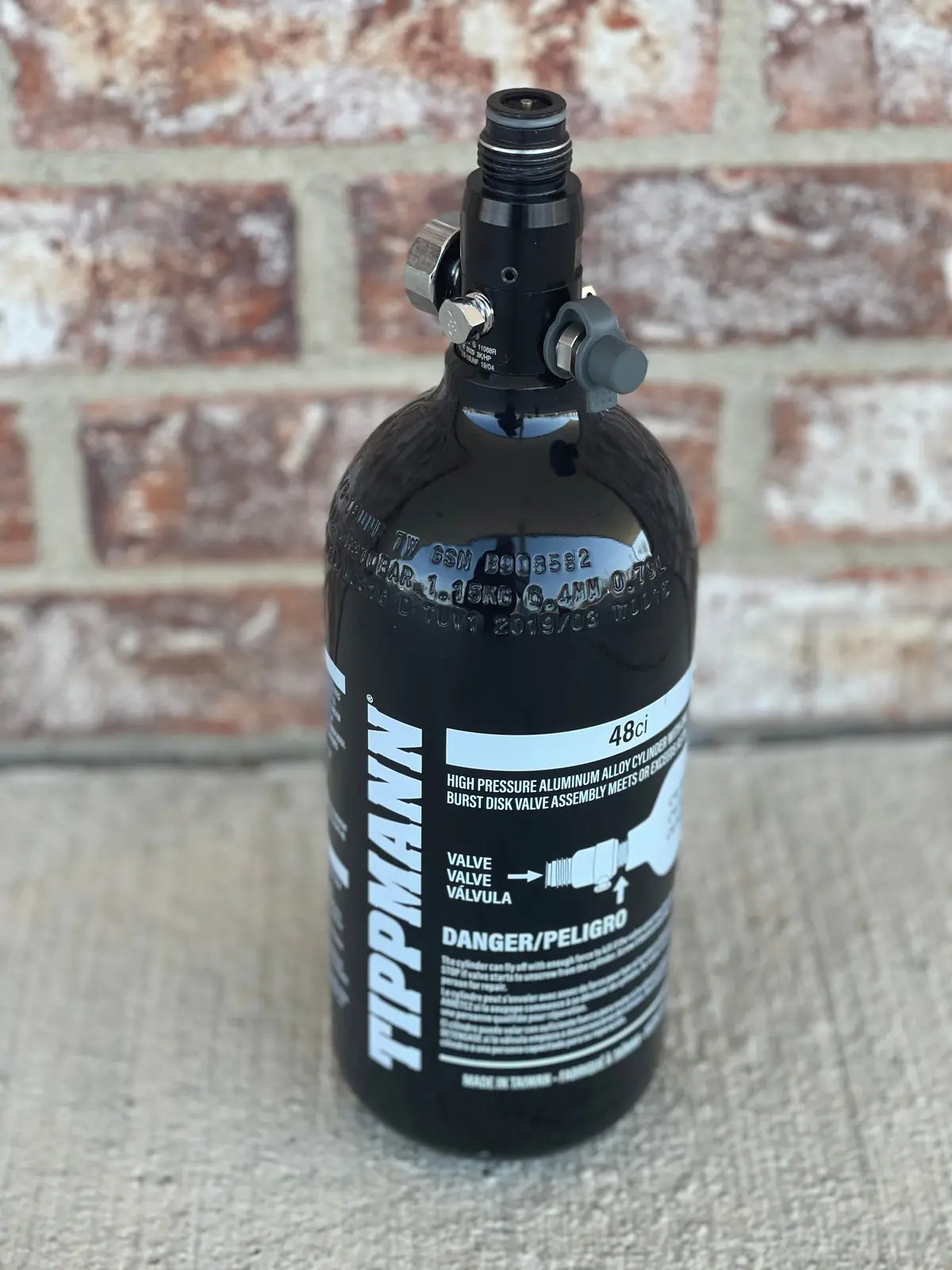 Used Tippmann 48/3000 Paintball Tank 1