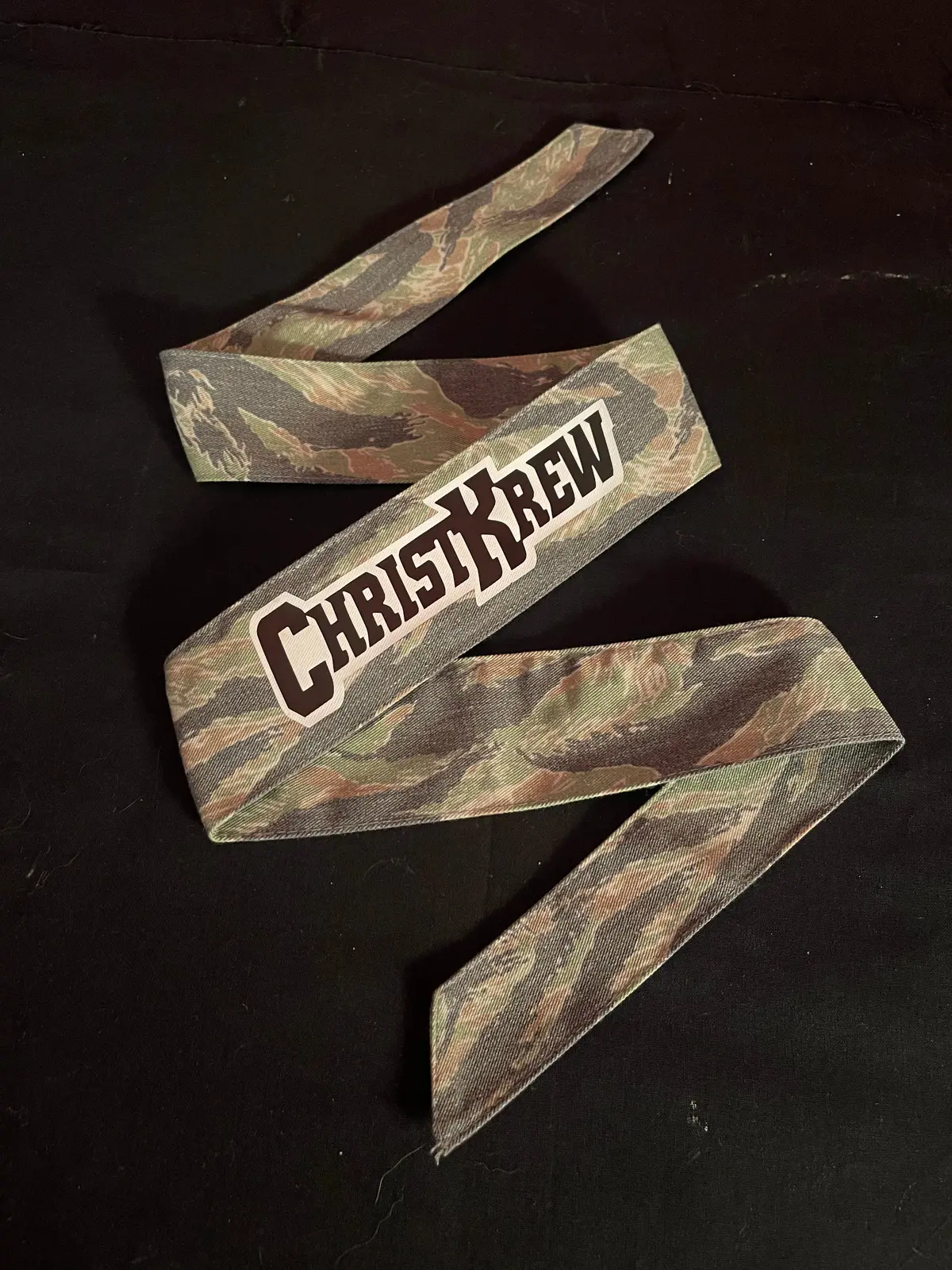 Used Paintball Headband - "Christ Krew" 1