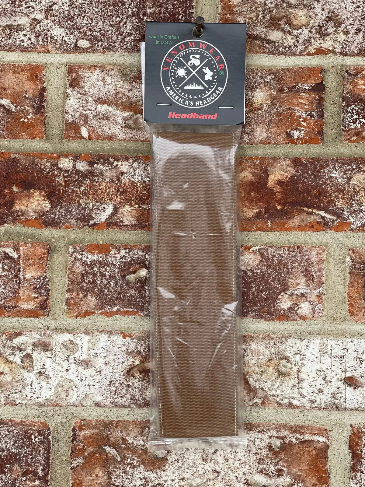 Venomwear "Solid Color Collection" Headband- Carhartt Brown *Red Tag* 1