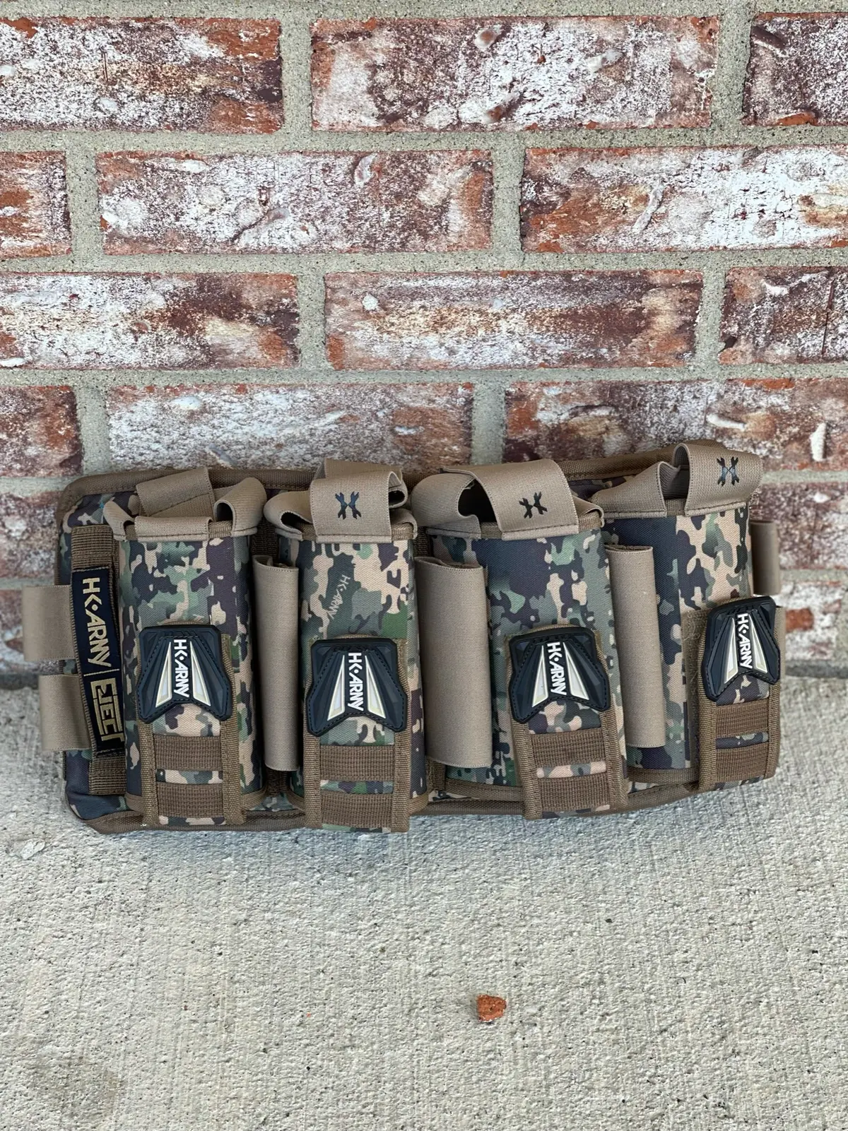 Used Hk Army Eject 4+3 Paintball Pod Pack - Camo 1