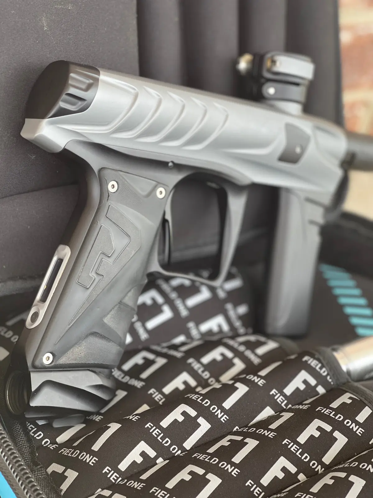 Used Field One Force Paintball Gun - Dust Titanium 1
