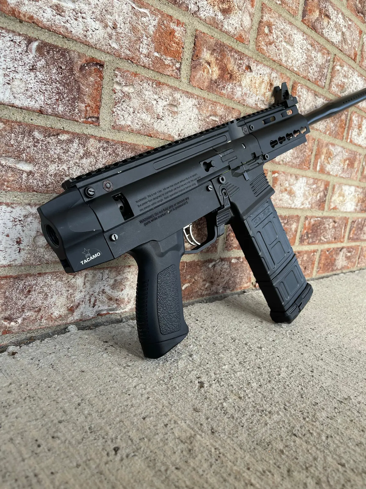 Used Tacamo Hurricane Magfed Paintball Gun - Black 1