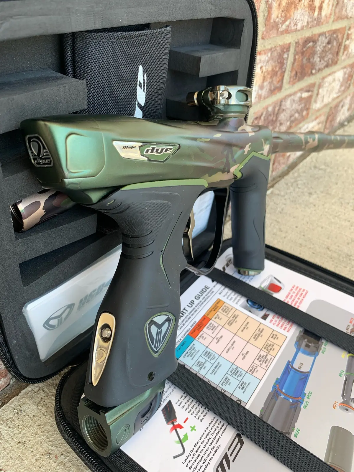 Used Dye M3+ Paintball Gun - Pga Woodland 1