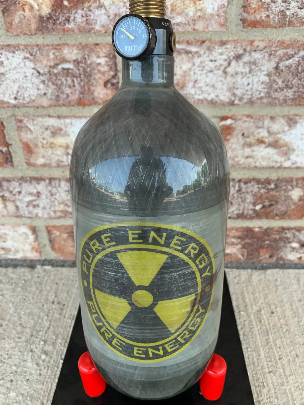 Used Pure Energy Paintball Air Tank- 68/4500 1