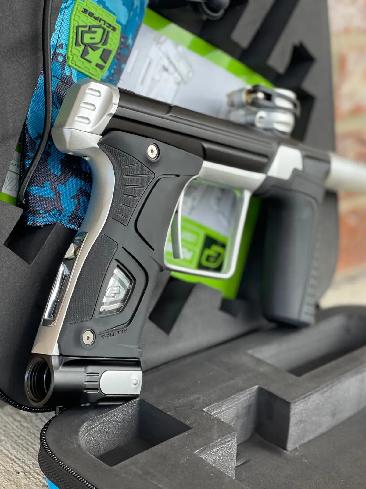 Used Planet Eclipse Gtek 170R Paintball Gun - Black / Silver 1