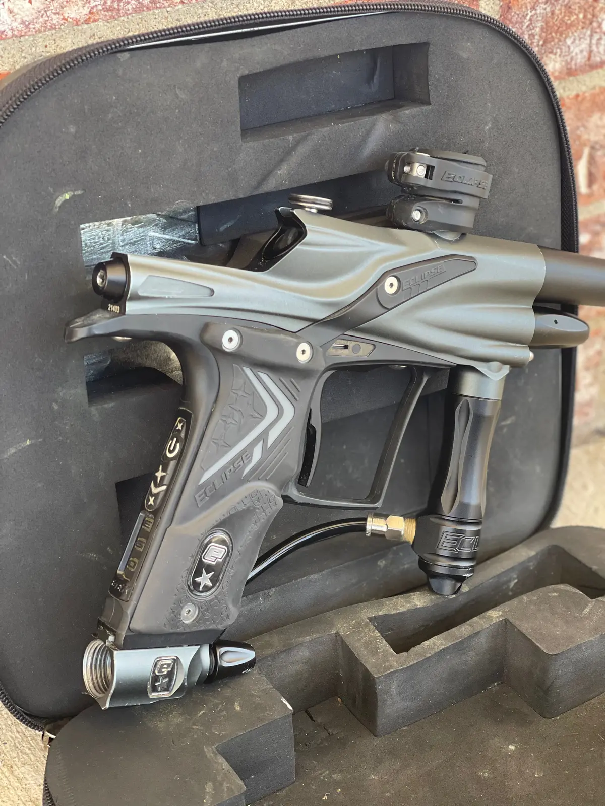 Used Planet Eclipse Etek 3 Lt Paintball Gun - Grey/Black 1