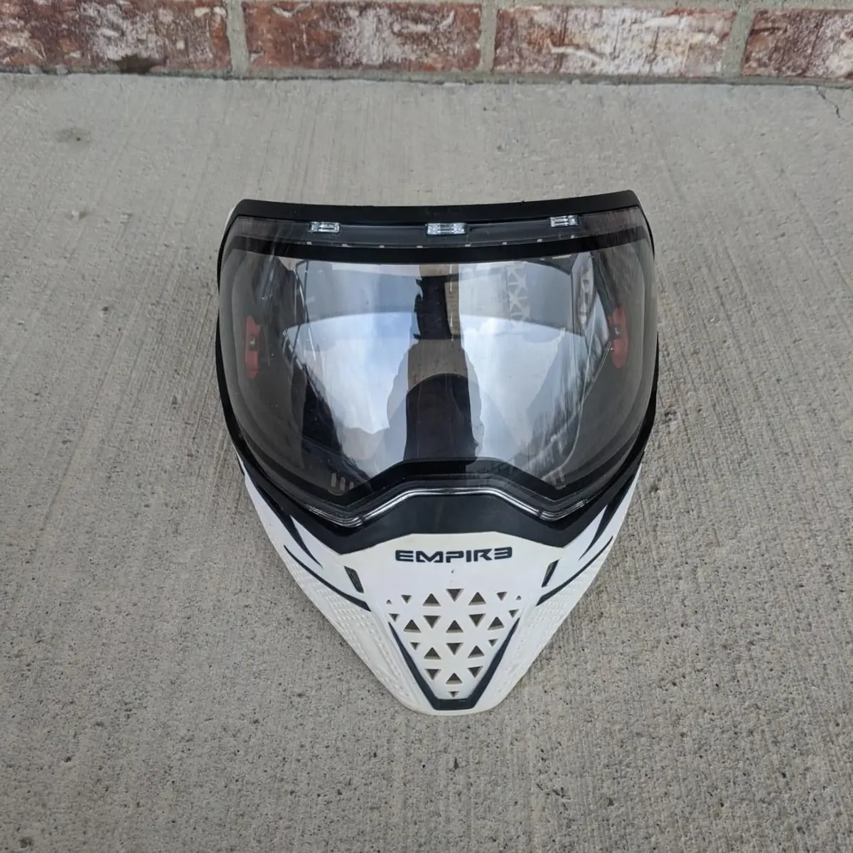 Used Empire Evs Paintball Mask - White 1