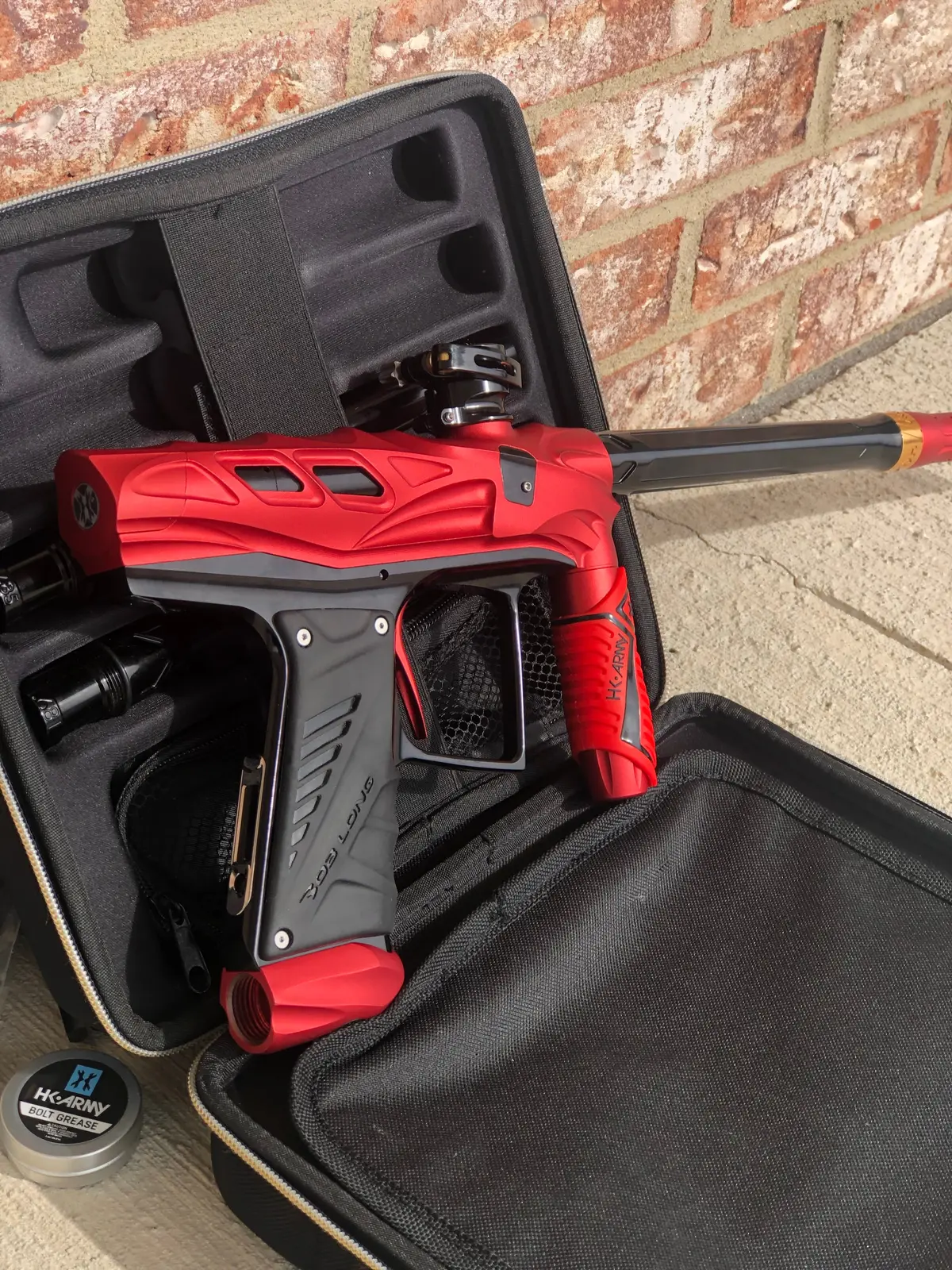 Used Hk Army Vcom T-Rex Paintball Gun - Dust Red 1